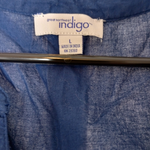 Indigo Blouse - Picture 3 of 3